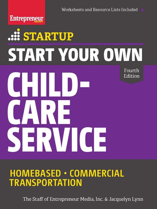 Cover image for Start Your Own Child-Care Service